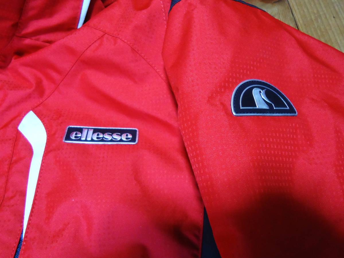 ◆ ellesse エレッセ　スキージャケット / 未使用品に近い /（株）ゴールドウイン ■サイズ：L（説明文参照） ■カラー：レッド / グレイ_画像9