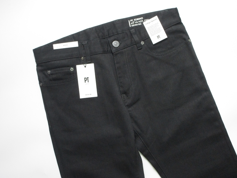 新品 PT TORINO DENIM ピーティートリノデニム ストレッチ リジット デニム ジーンズ ROCK SKINNY FIT ブラック 35 PT01 PT05_画像2