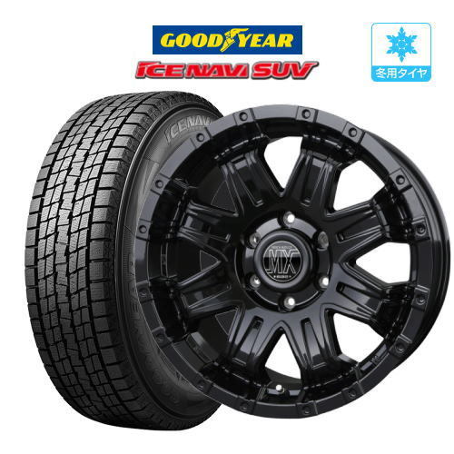 【2023年製】スタッドレス 4本セット BADX ロックケリー MX-II グッドイヤー アイスナビ SUV 265/65R17 プラド_画像1