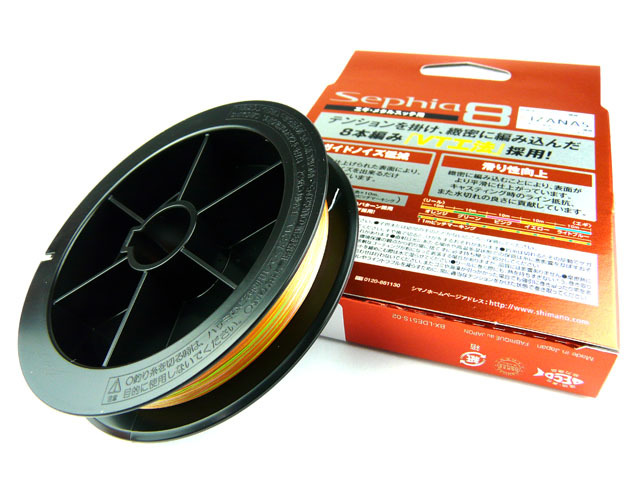  Shimano (Shimano)sefia8(Sephia 8) LD-E61W 200m 0.4 номер многоцветный PE линия 8.6lb 8 Blade 8X 8шт.@ плетеный 8 шт. комплект искусственная приманка на кальмара 