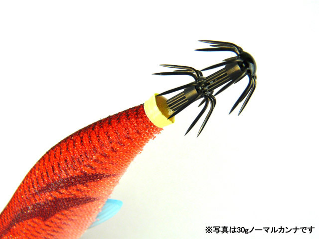 メジャークラフト(Major Craft) 餌木蔵 ベイトフェザーTR EBFT-3.5号 40g(ビッグカンナ) #08 クリアアピールレッド 安定姿勢 エギング_画像2