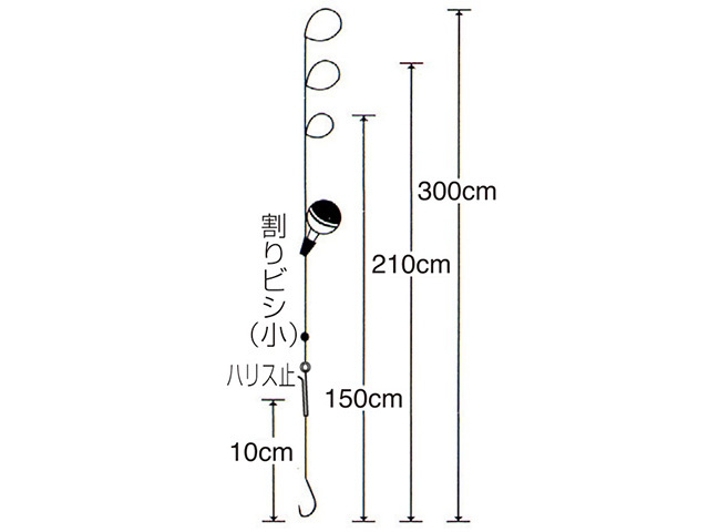 ささめ針 手長エビ玉ウキ 3号 W-600 手長エビのエサ釣り 手長エビの餌釣り 手長エビ釣り テナガエビ釣り 手長エビ釣り仕掛け_画像2