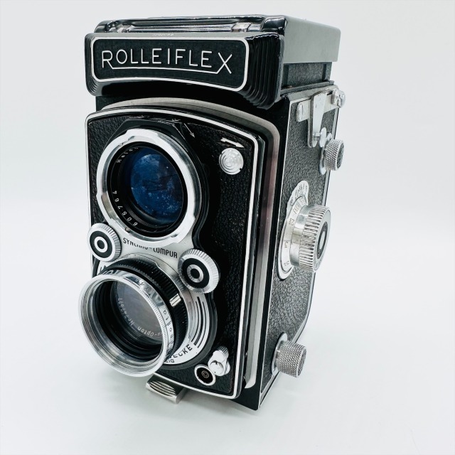 ROLLEIFLEX ローライフレックス 二眼カメラ Tessar 1:3.5 f75㎜ シャッター音〇 アンティーク 懐かしい 珍しい フィルムカメラ 1311_画像1