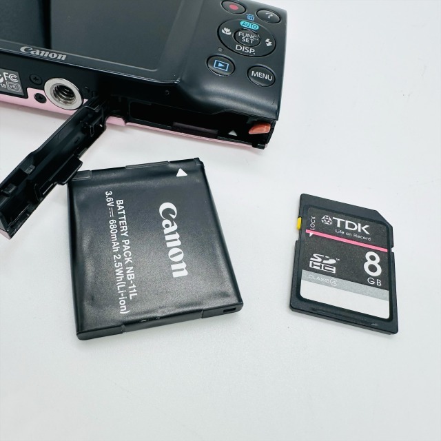 Canon キヤノン PowerShot A2400 IS 稼働品 撮影〇 8GB SDカード付 ピンク 充電器付 本体 一部汚れ有 コンパクトデジタルカメラ 1567_画像9