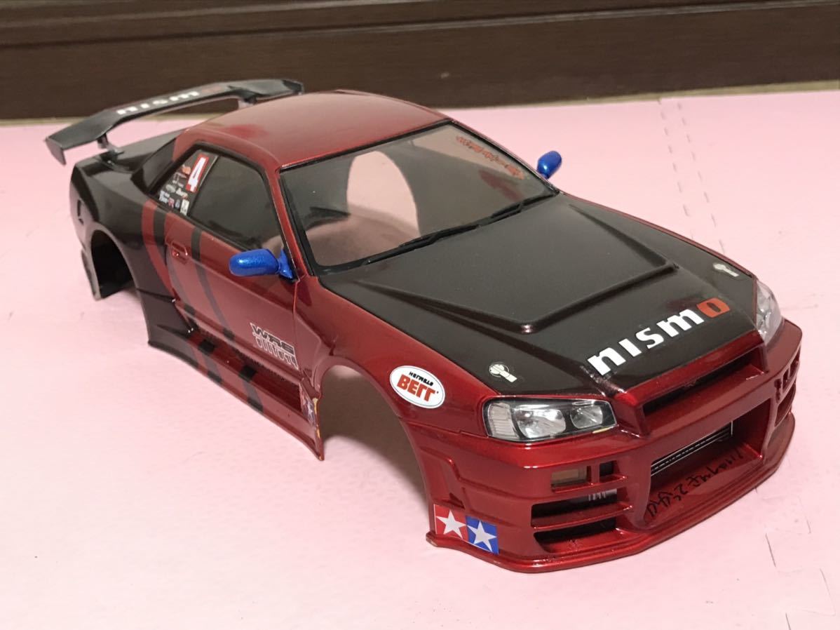 送料無料　1/16 日産　スカイライン GT-R B324 ドリフト　塗装済　ラジコンボディ　ヨコモ YOKOMO NISSAN SKYLINE イチロクM