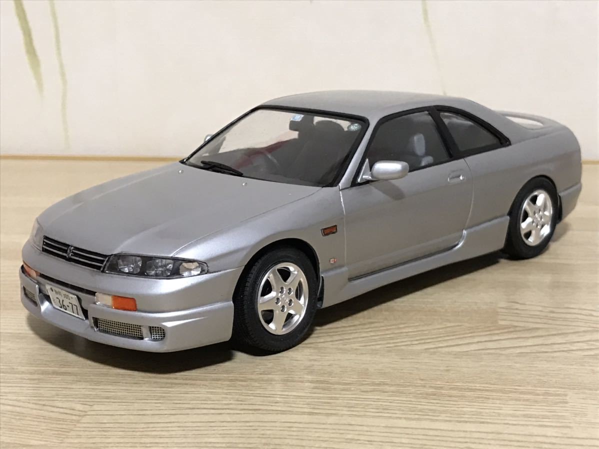 送料無料　1/24 プラモデル完成品　日産 スカイライン GTS25t ECR33 2ドア NISSAN SKYLINE 2door 国産名車コレクションミニカーの仲間に_画像3