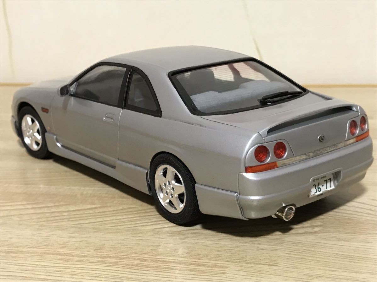 送料無料　1/24 プラモデル完成品　日産 スカイライン GTS25t ECR33 2ドア NISSAN SKYLINE 2door 国産名車コレクションミニカーの仲間に_画像6