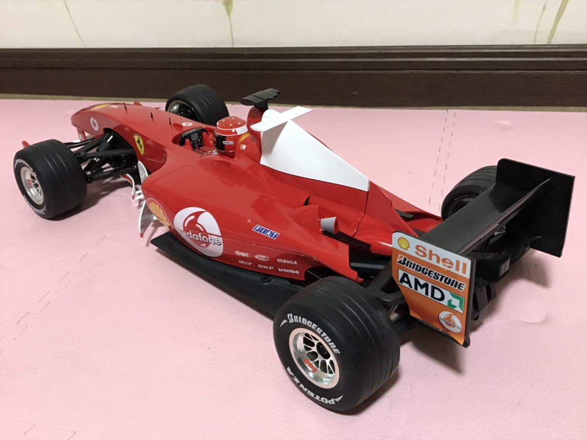 送料無料 1/8 当時物 未走行 京商 フェラーリ F2004 フォーミュラー