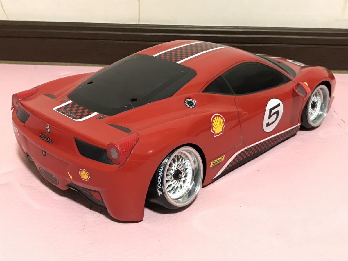 送料無料 1/10 タミヤ フェラーリ 458 チャレンジ ラジコン 送料無料 1/10 タミヤ フェラーリ 458 チャレンジ ラジコン
