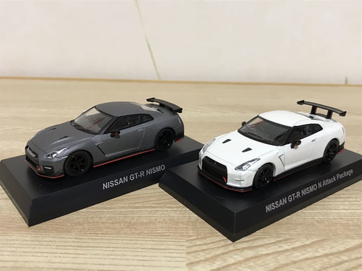 送料無料 1/64 京商 日産 GT-R R35 ミニカー5台セット ニスモ N アタックパッケージ KYOSHO NISSAN NISMO Attack Package