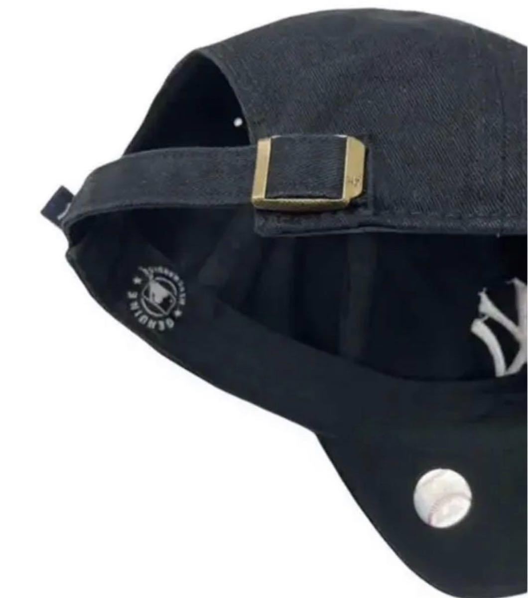 フォーティーセブン キャップ 帽子　ヤンキース ブラック クリーンナップ 47 ニューヨークヤンキース 47BRAND メジャーリーグ 新品
