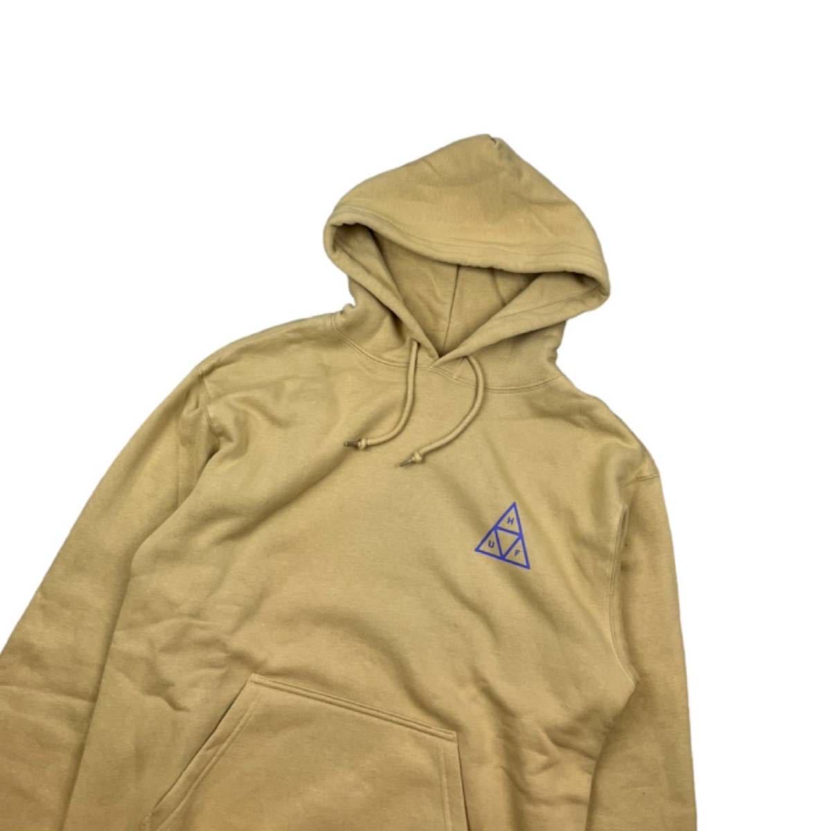 ハフ トップス パーカー PF00491/PF00572 スウェット プルオーバー オートミール Mサイズ 裏起毛 HUF TRIPLE TRIANGLE HOODIE 新品_画像5