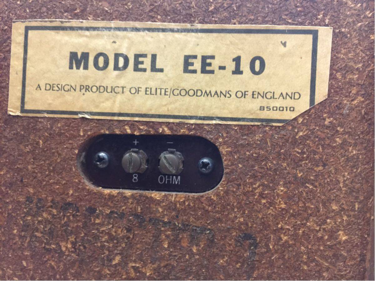 Goodmans MODEL EE 10揚聲器對全系列 原文:Goodmans MODEL EE10 スピーカー ペア フルレンジ 