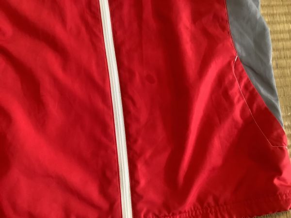 アディダス adidas 赤 ウィンドブレーカー ジャケット M 150〜160_画像6