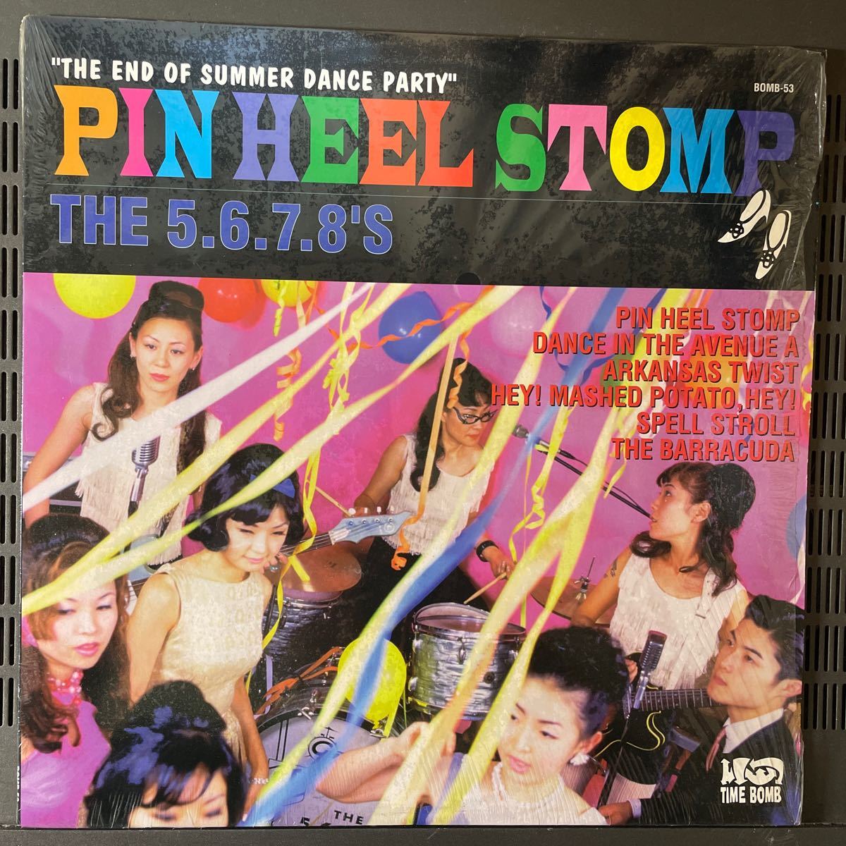 RARE GARAGE PUNK THE 5.6.7.8's / PIN HEEL STOMP シュリンク付き WITH SHRINK_画像1