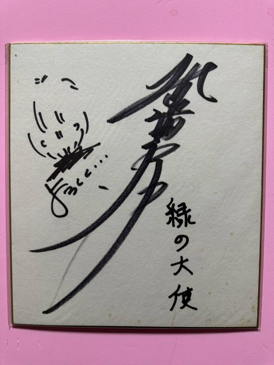  север Izumi Mai . певец [ зеленый. большой земля ] автограф карточка для автографов, стихов, пожеланий 