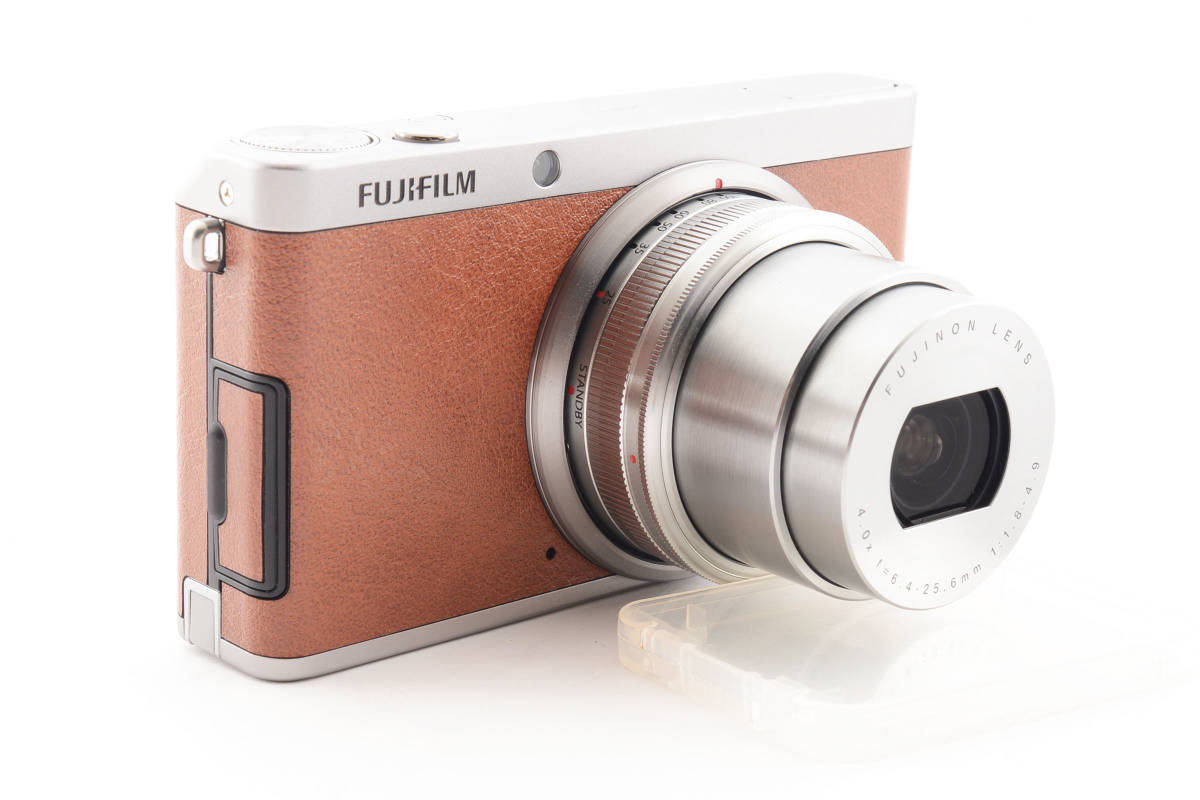 ★極上美品★ FUJIFILM 富士フイルム XF1 ブラウン コンパクトデジタルカメラ #886_画像4