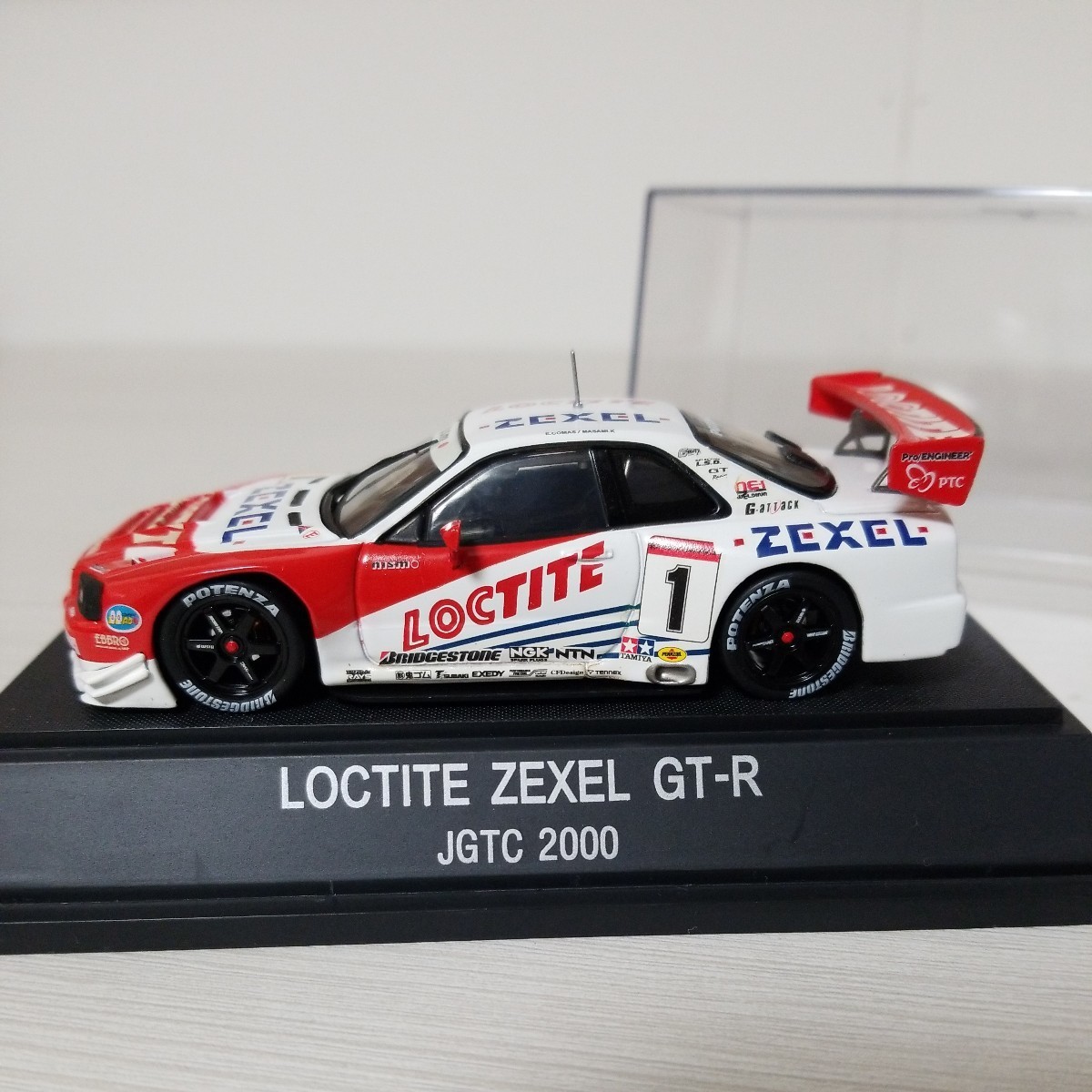 1/43 エブロ 日産 スカイライン Nissan Skyline GT-R JGTC 2000 LOCTITE ZEXEL GT-R　JGTC 2000_画像2