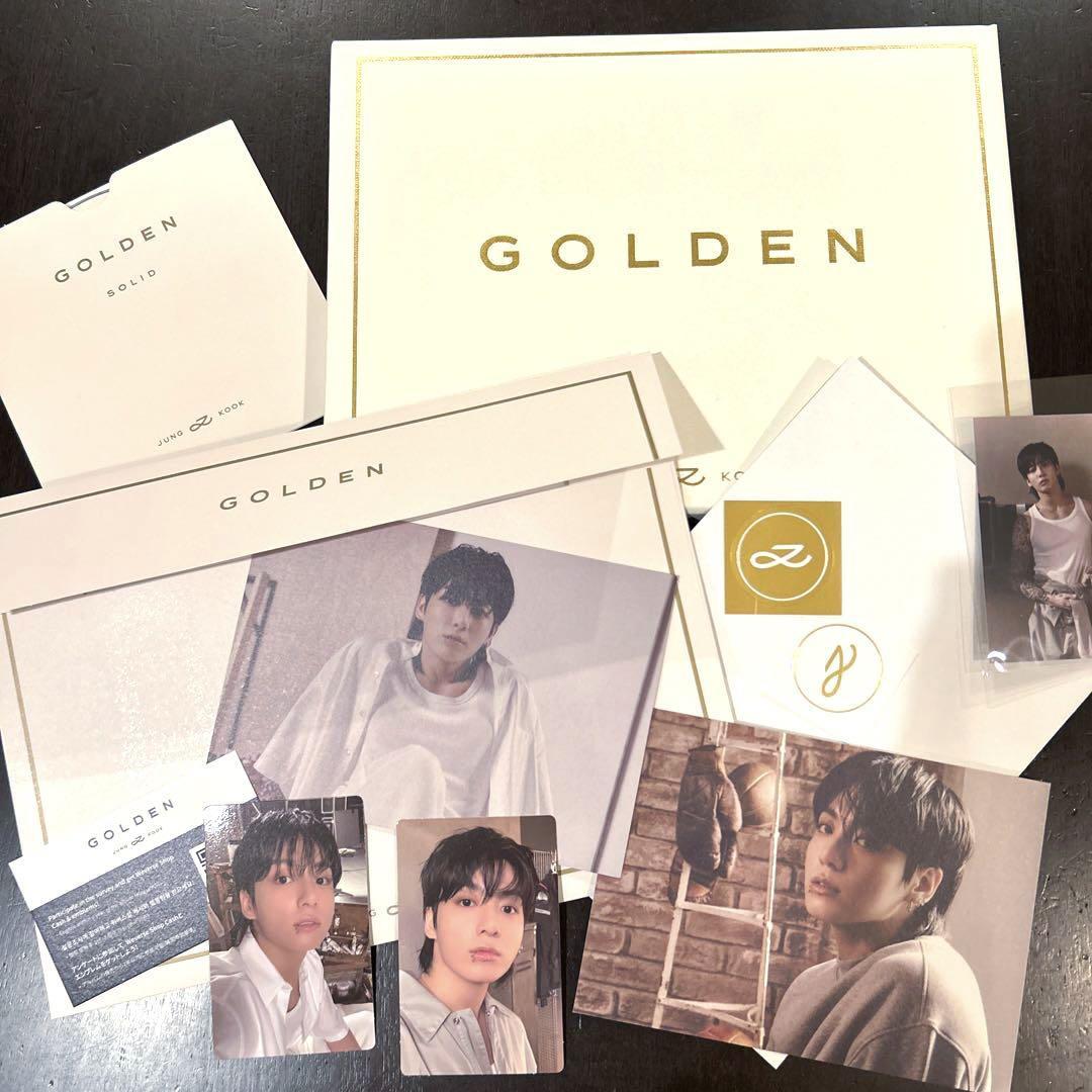 BTS ジョングク ソロアルバム GOLDEN SOLID CD 白 ホワイト グク BTS ジョングク ソロアルバム GOLDEN SOLID CD 白 ホワイト グク