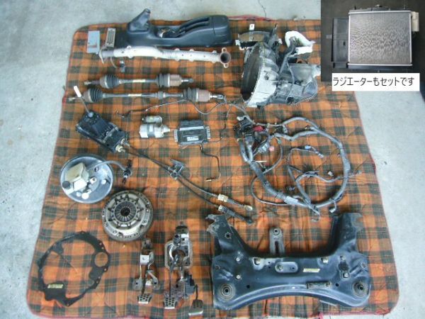 AK12　マーチ　12SR　マニュアルミッション　シフトレバー/シフトワイヤー/ペダル/スピードメーター　ASSY　BK12/YK12　R50217-1_画像1