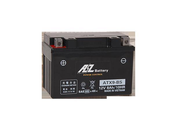 CB400SF バッテリー AZバッテリー ATX9-BS AZ MCバッテリー 液入充電済 AZバッテリー atx9-bs_画像1
