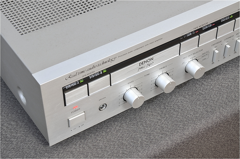 DENON PMA - 740集成放大器無缺陷商品改進操作良好1日元開始 原文:DENON PMA-740 プリメインアンプ 良品 整備済 動作良好 1円スタート