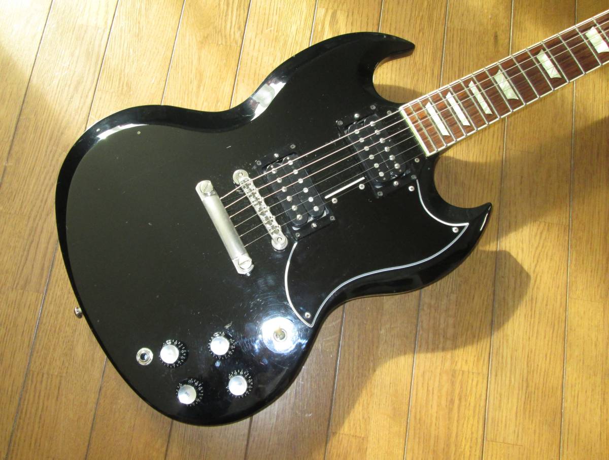 希少！　Epiphone　Japan　Elite　SG　エボニー　2002年　フジゲン製_画像2