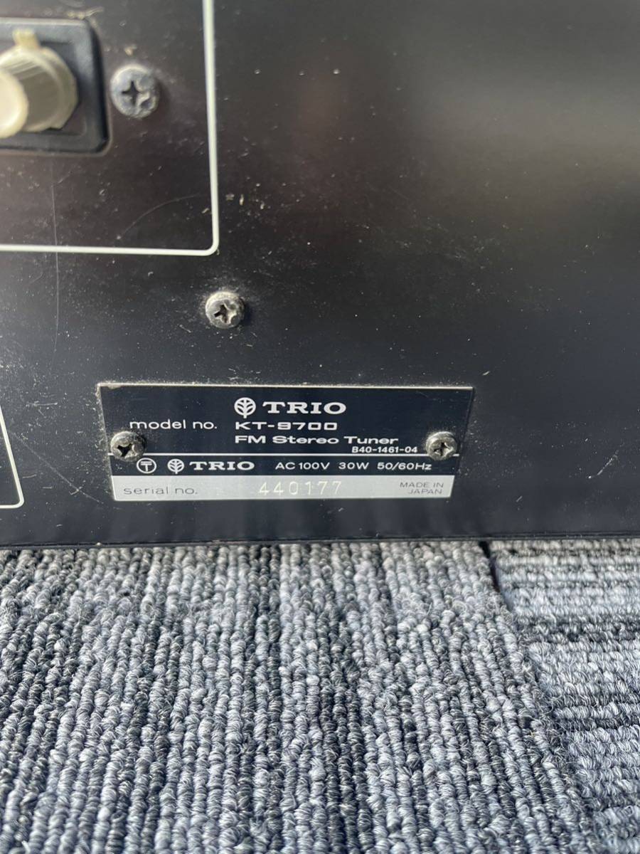 TRIO トリオ KT-9700 ステレオチューナージャンク_画像6