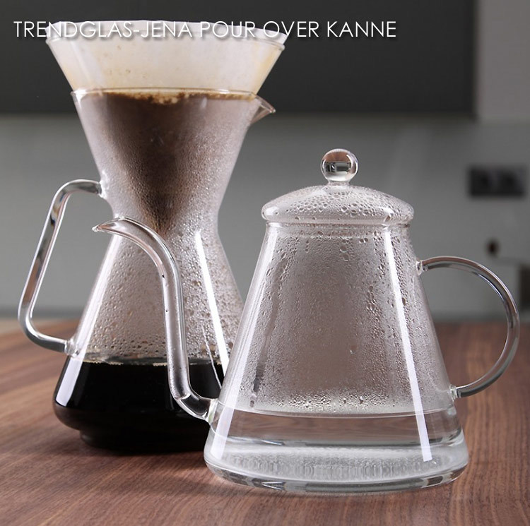 独特の上品 ケトル Trendglas-Jena POUR OVER KANNE / ポアーオーバーカンネ 高さ19×幅24.5×奥行15cm コーヒー用品