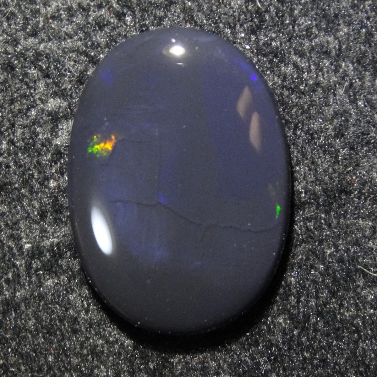【大粒】天然ブラックオパール 黒母岩 マジカル 七色遊色 ルース 約4.8ct ライトニングリッジ産 品番:2311144_画像5