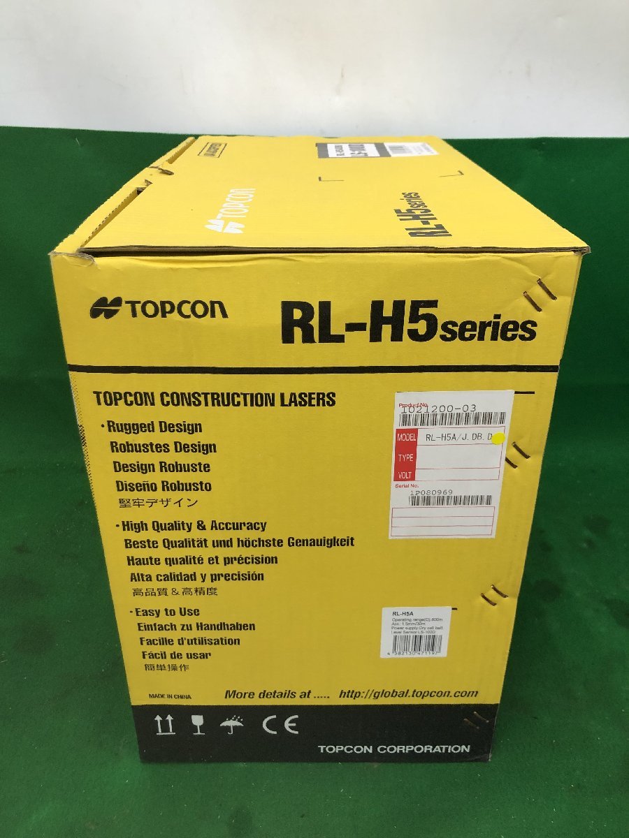 【未使用品】TOPCON トプコン ローテティングレーザー RL-H5A ※箱破損有 / ITVEL338S2XO_画像4