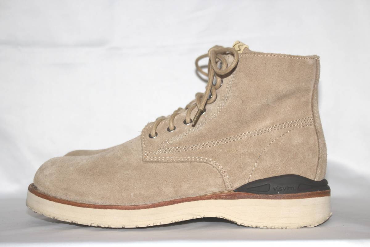 visvim 20SS VIRGIL BOOTS-FOLK SAND 8 ビズビム 名作ブーツ サンドベージュ系 26CM 美中古 クーポンでお得_画像1