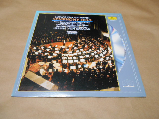 LD　ベートーヴェン：交響曲第９番　二短調　作品１２５　合唱　カラヤン＝ベルリン・フィルハーモニー_画像1