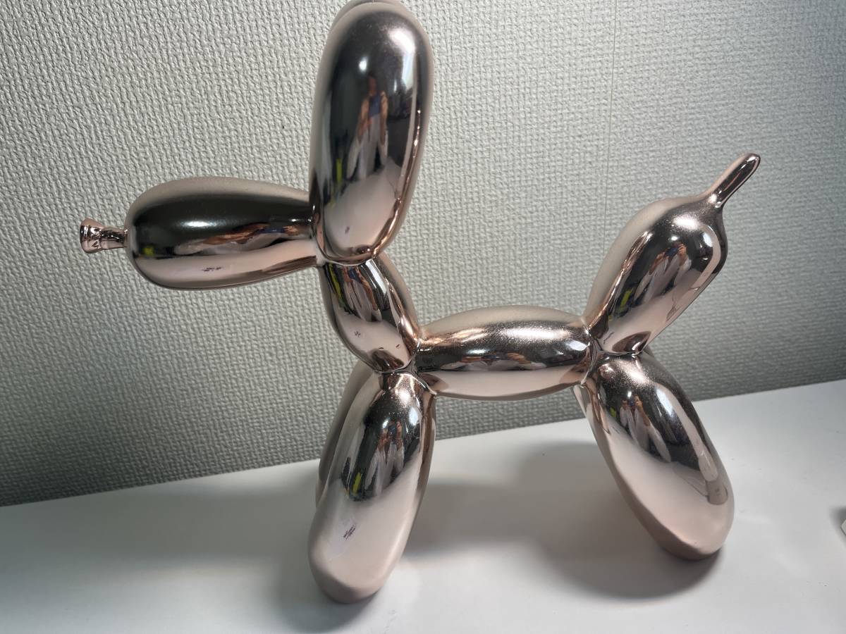 Jeff Koons（ジェフ・クーンズ）Balloon Dog（Rose Gold）エディション COA有り 世界限定999体 アフター作品_画像2