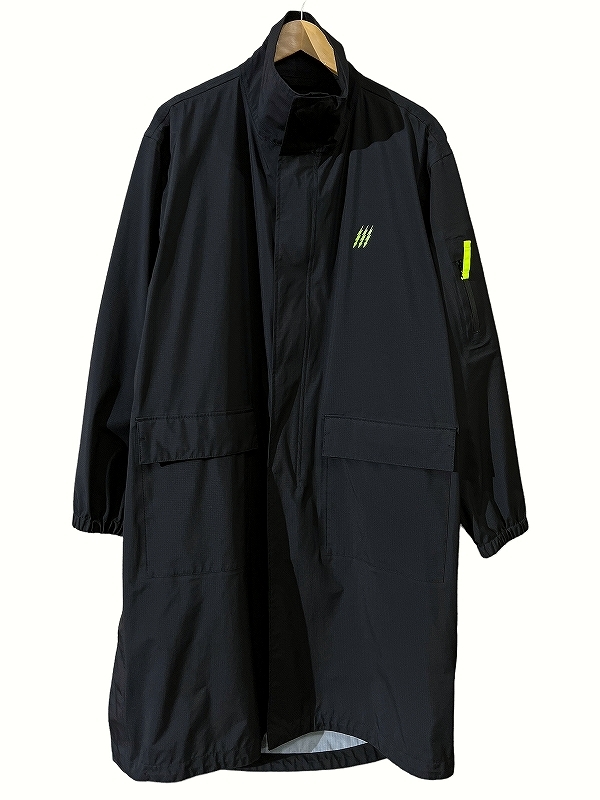 送無 使用感無い極美品 NEIGHBORHOOD ネイバーフッド 19ss M-51 .EVT / N-JKT ナイロン モッズ コート ジャケット ロング丈 黒 ブラック M_画像2