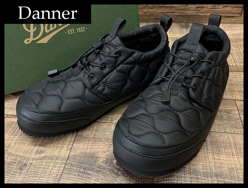 送料無料 新品 Danner ダナー D825002 オレゴンレース 軽量 キルティング ナイロン 難燃加工 クイックレース キャンプ シューズ 黒 29.0 ②_画像2