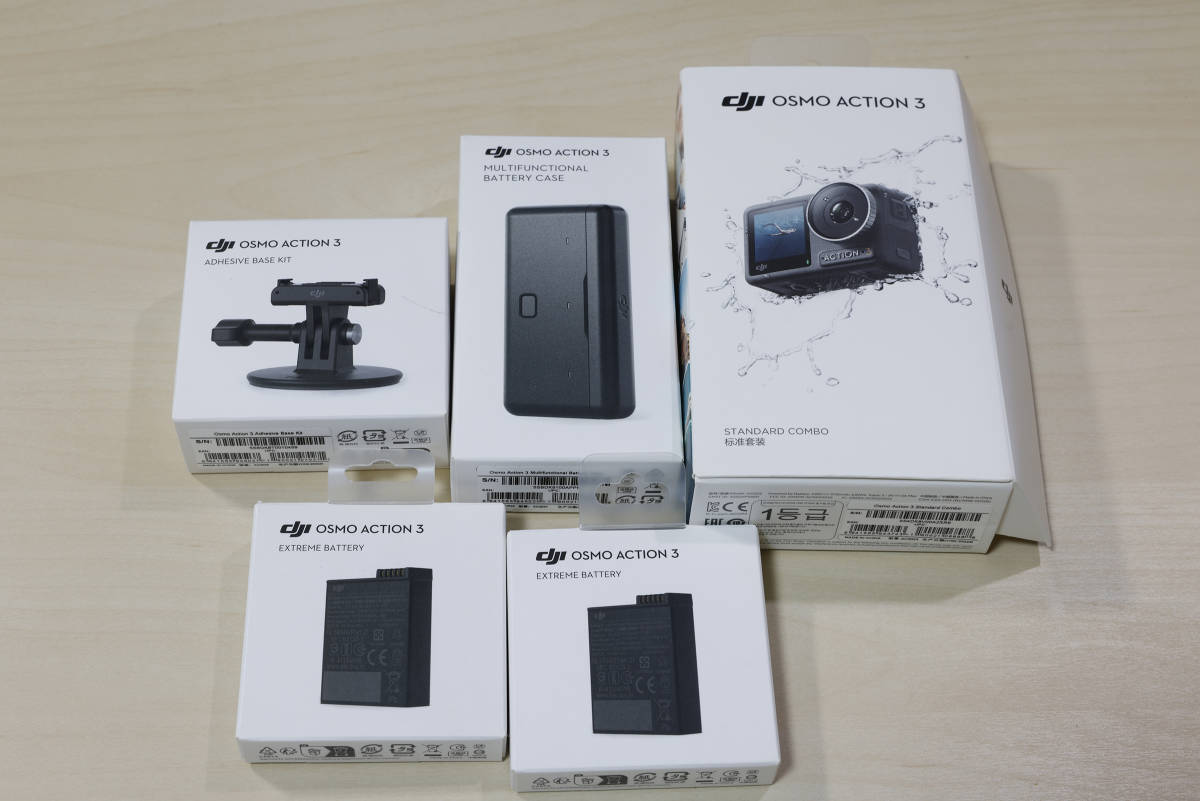 美品・バッテリー新品】DJI Osmo Action3 Standard Combo + オプション