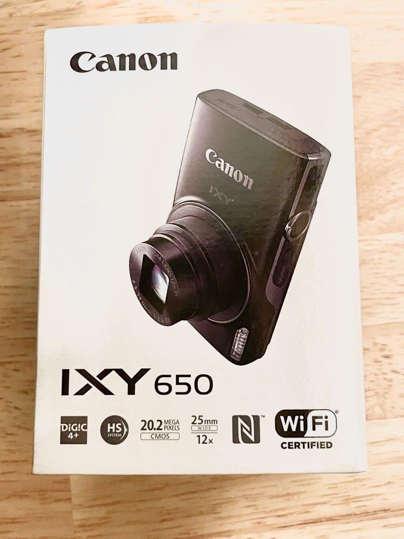 新品Canon コンパクトデジタルカメラIXY 650 シルバー光学12倍ズーム