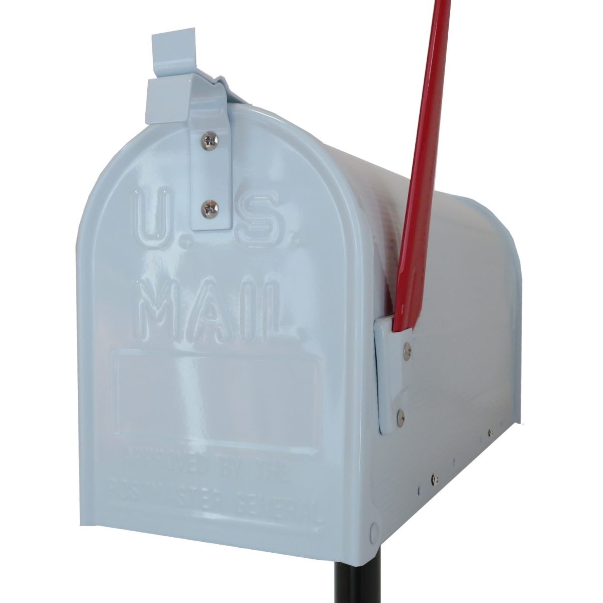 セール12月31日まで 郵便ポスト郵便受けおしゃれかわいい人気アメリカンUSメールボックススタンドお洒落なホワイト色ポストpm083