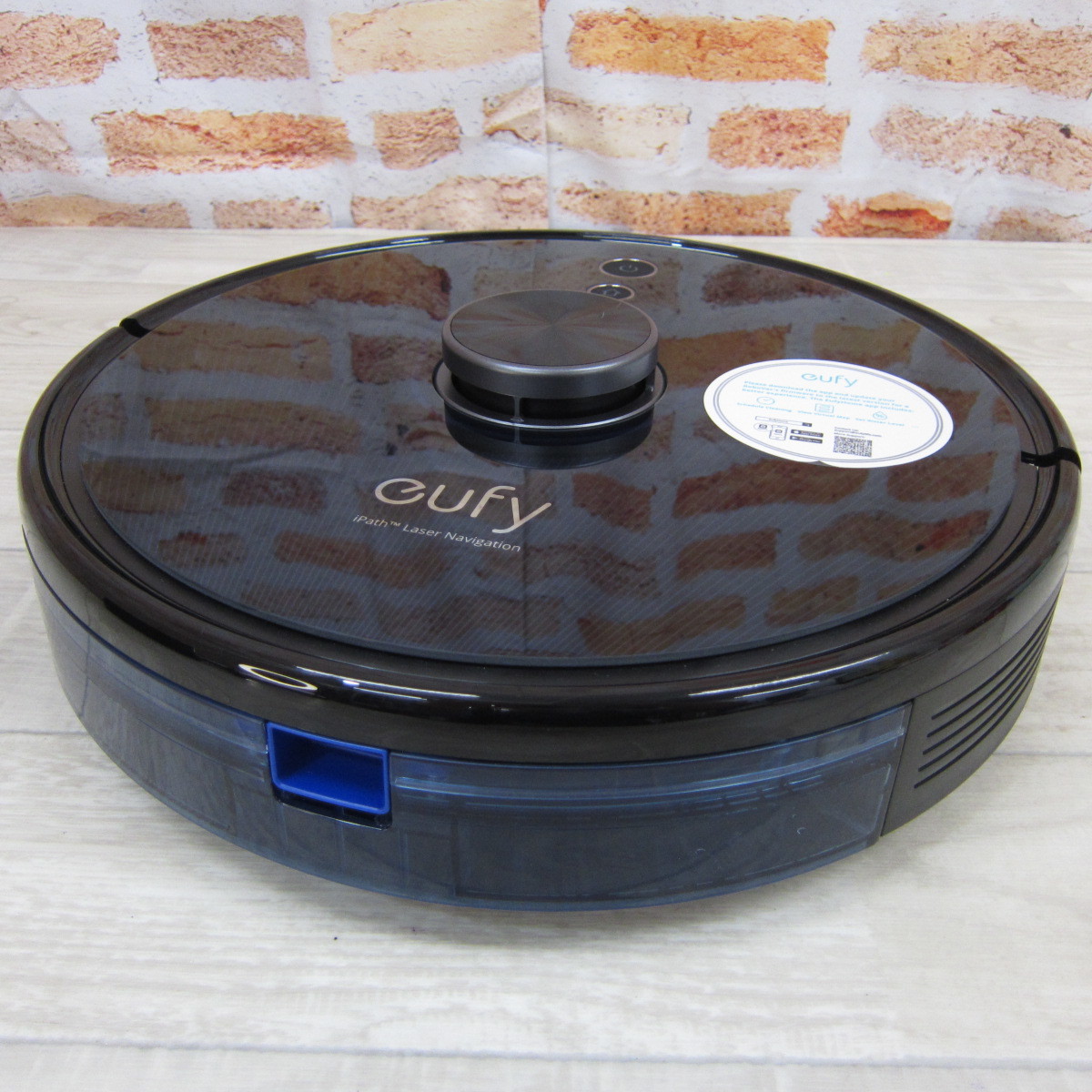 10226PC23【中古品】Anker Eufy RoboVac L35 Hybrid (ロボット掃除機) 水拭き両用 / 3200Pa 強力吸引/AIマッピング_画像2