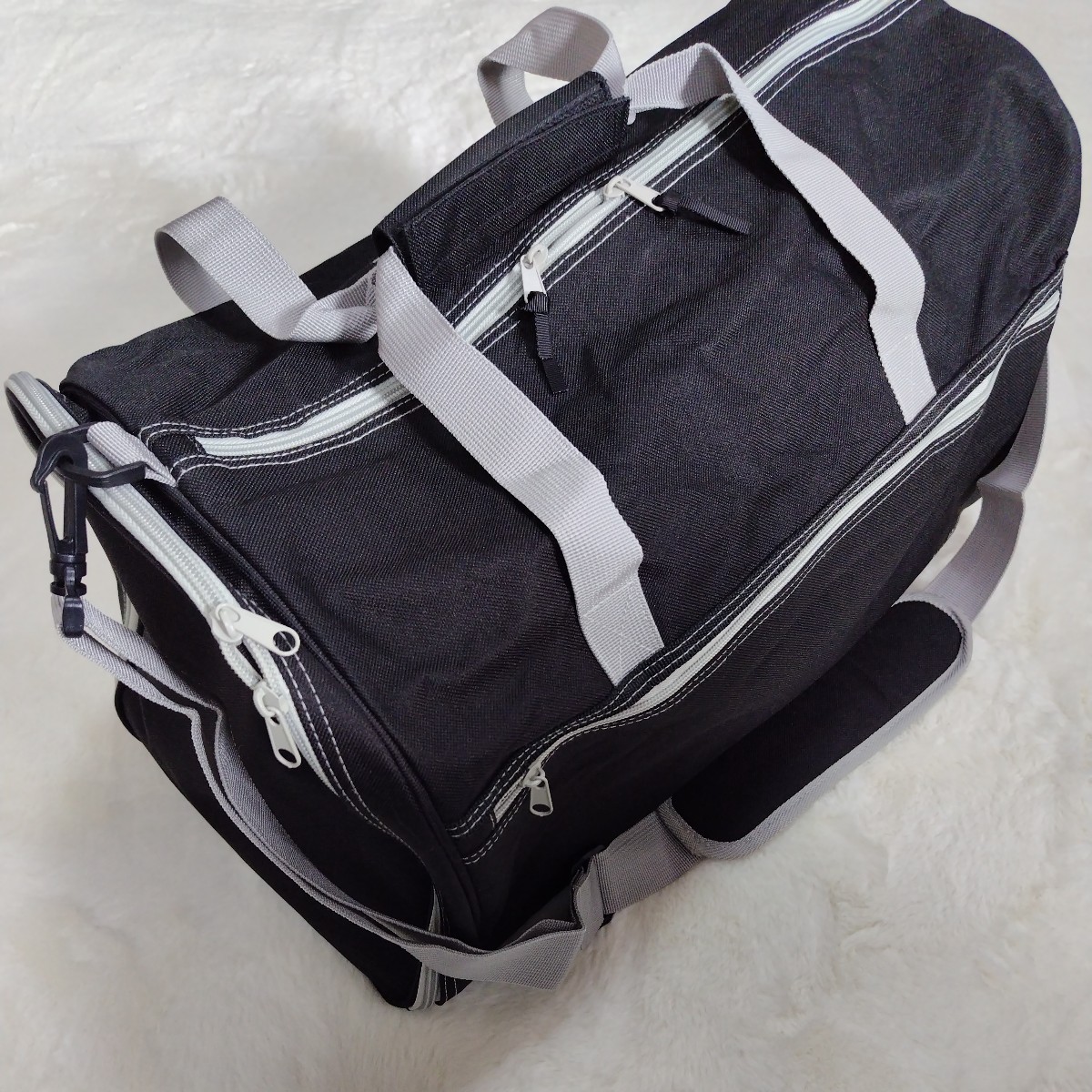 未使用品 メルセデスベンツ 2way ボストンバッグ キャンバス地