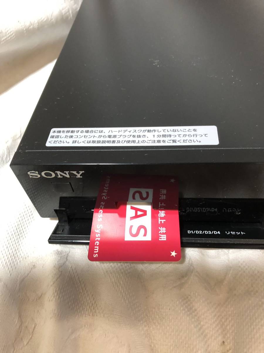 SONY HDD内蔵　ブルーレイレコーダー　BDZ-RX100_画像2