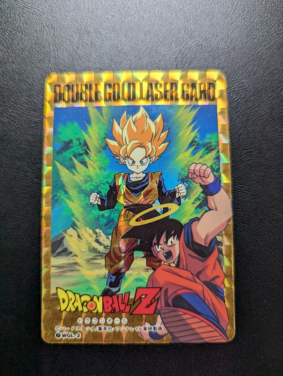 新品】 ドラゴンボールZ アマダ ダブルゴールドレーザーカード WGL-2