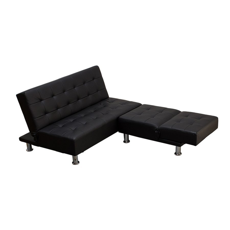  division type leather sofa bed black /Ardry2 Hokkaido * Tohoku * Okinawa * remote island to delivery un- possible 