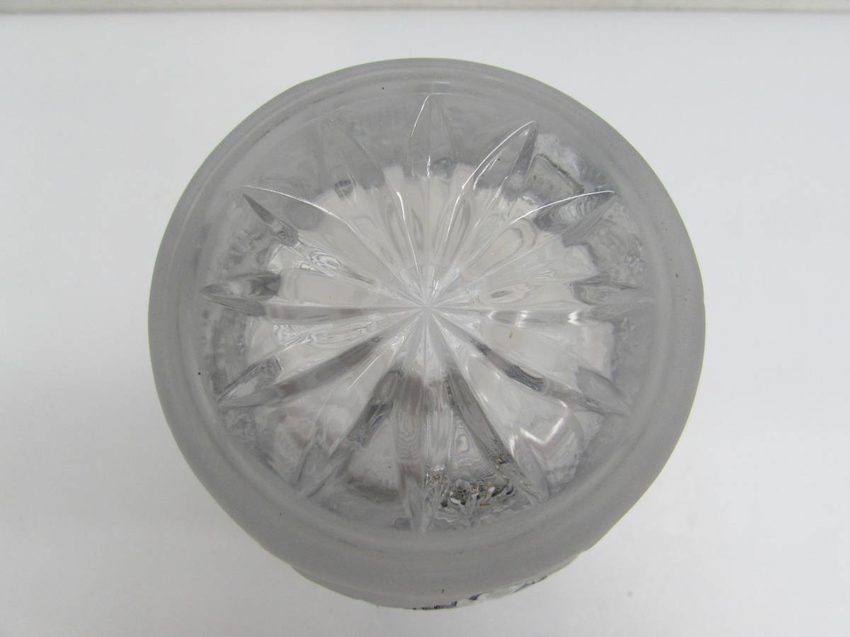 保管品 SOGA GLASS 曽我ガラス インペリアルコレクション フラワーベース 花瓶 花器 カットグラス インテリア オブジェ 高さ26.2㎝ 箱付の画像10
