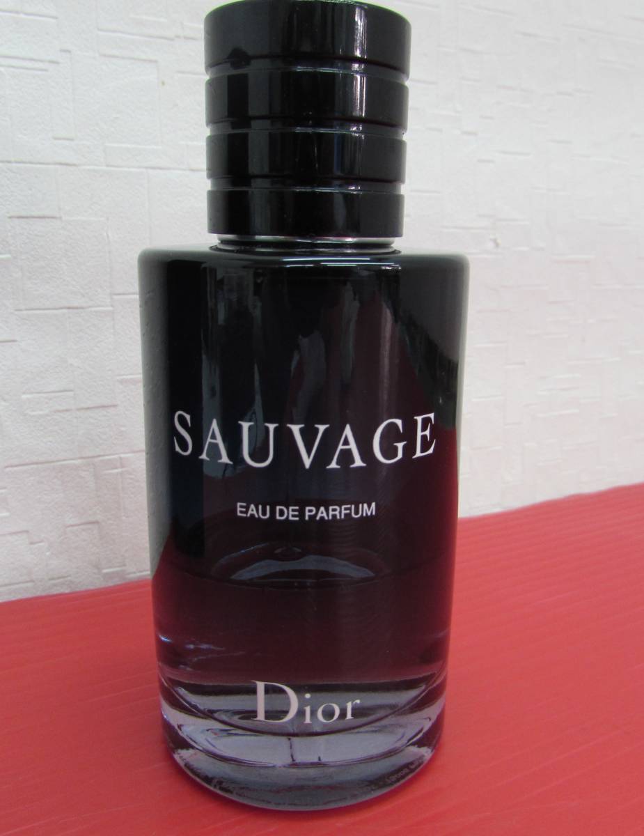 Christian Dior クリスチャン・ディオール SAUVAGE ソヴァージュ オードゥ パルファン 100ml 残量約3割程 箱付き 香水_画像3