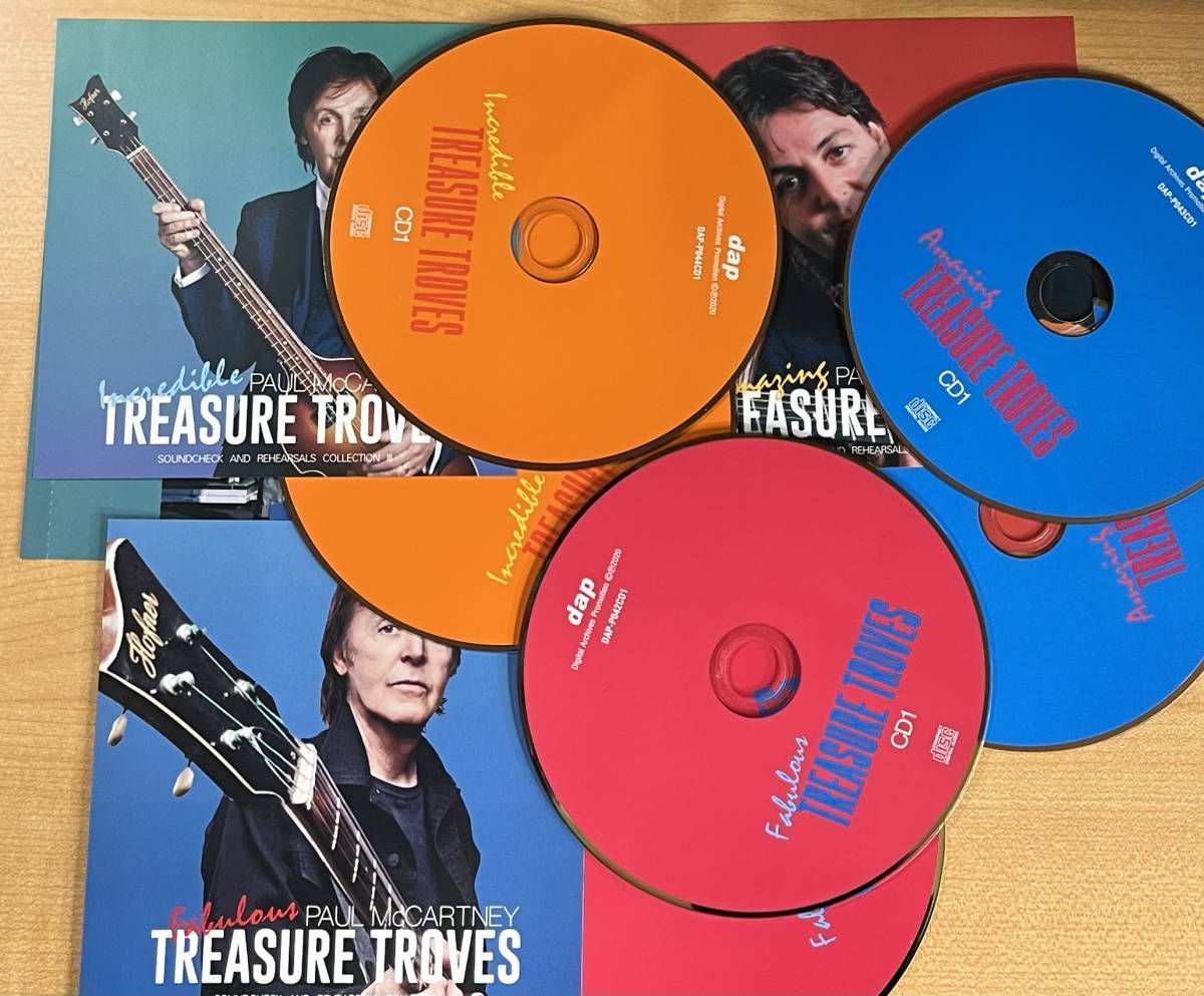 [6CD] PAUL McCARTNEY / TREASURE TROVES ～SOUNDCHECK AND REHEARSALS COLLECTION～ vol1-vol3_画像2