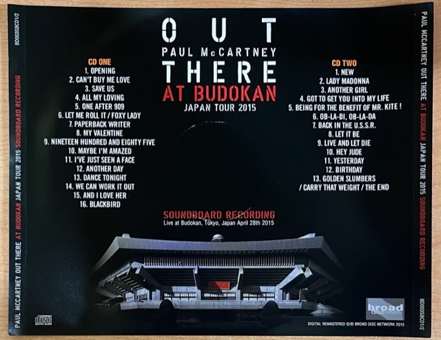 PAUL McCARTNEY　OUT THERE 2タイトルセット 2015 ポールマッカートニー_画像3