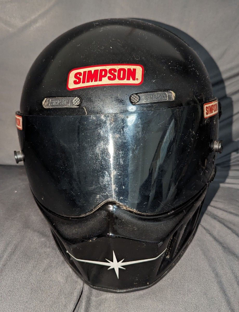 シンプソン　SIMPSON　フルフェイスヘルメット　黒