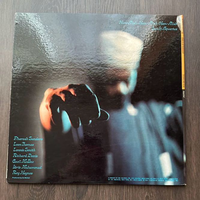 オリジナル ファラオ・サンダース 美品 コーティング LP レコード スピリチュアル Black Jazz フリージャズ Impules AS-9190 Us Original _画像2